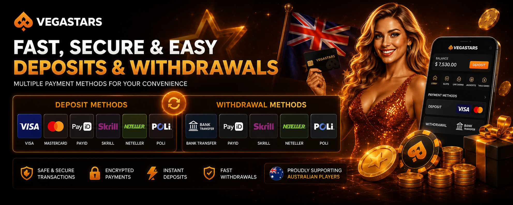 Vegastars Casino Australia